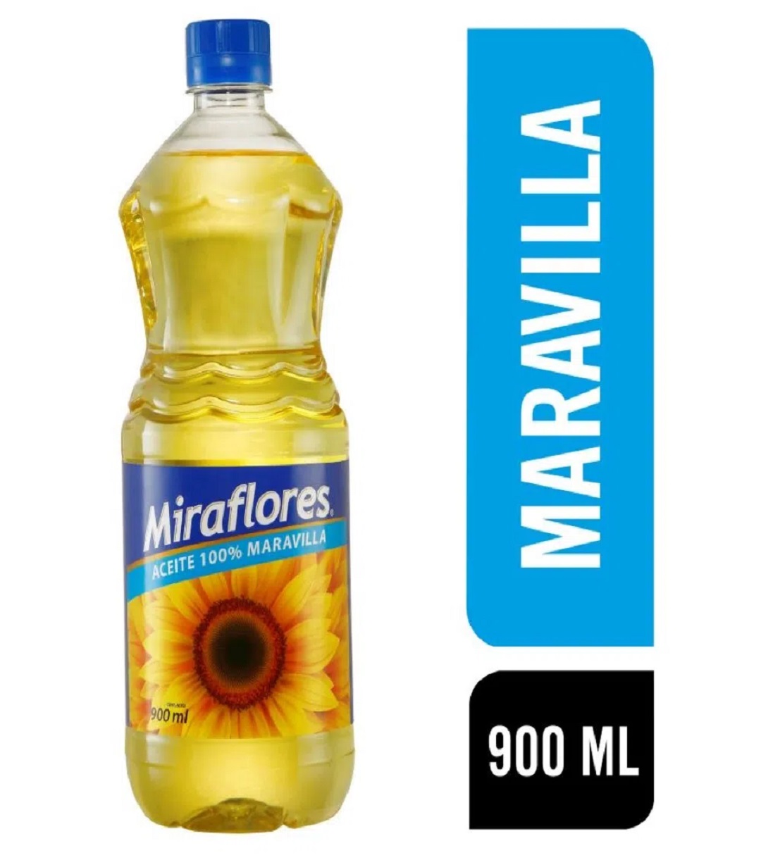 Aceite Miraflores Maravilla botella 900 cc
