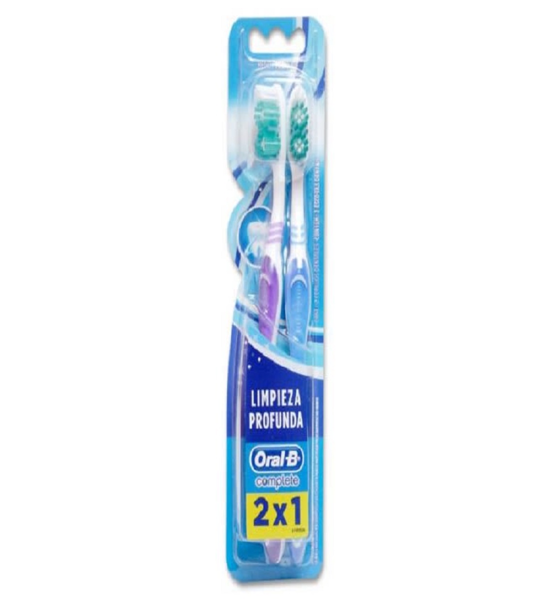 Pack Cepillo Dental Medio Oral-B Clean Complete 2unds