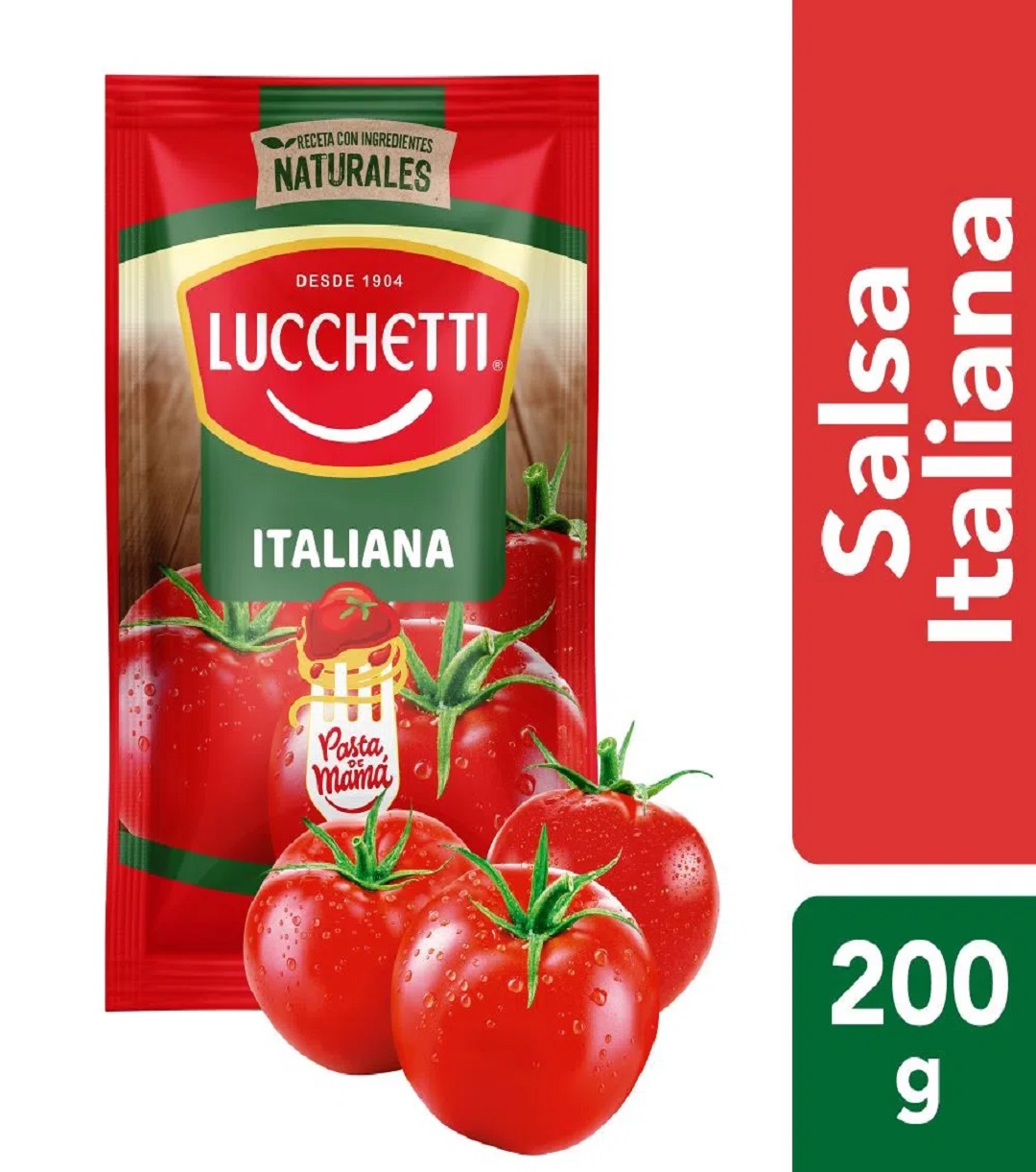 Salsa de Tomate Lucchetti Italiana 250grs