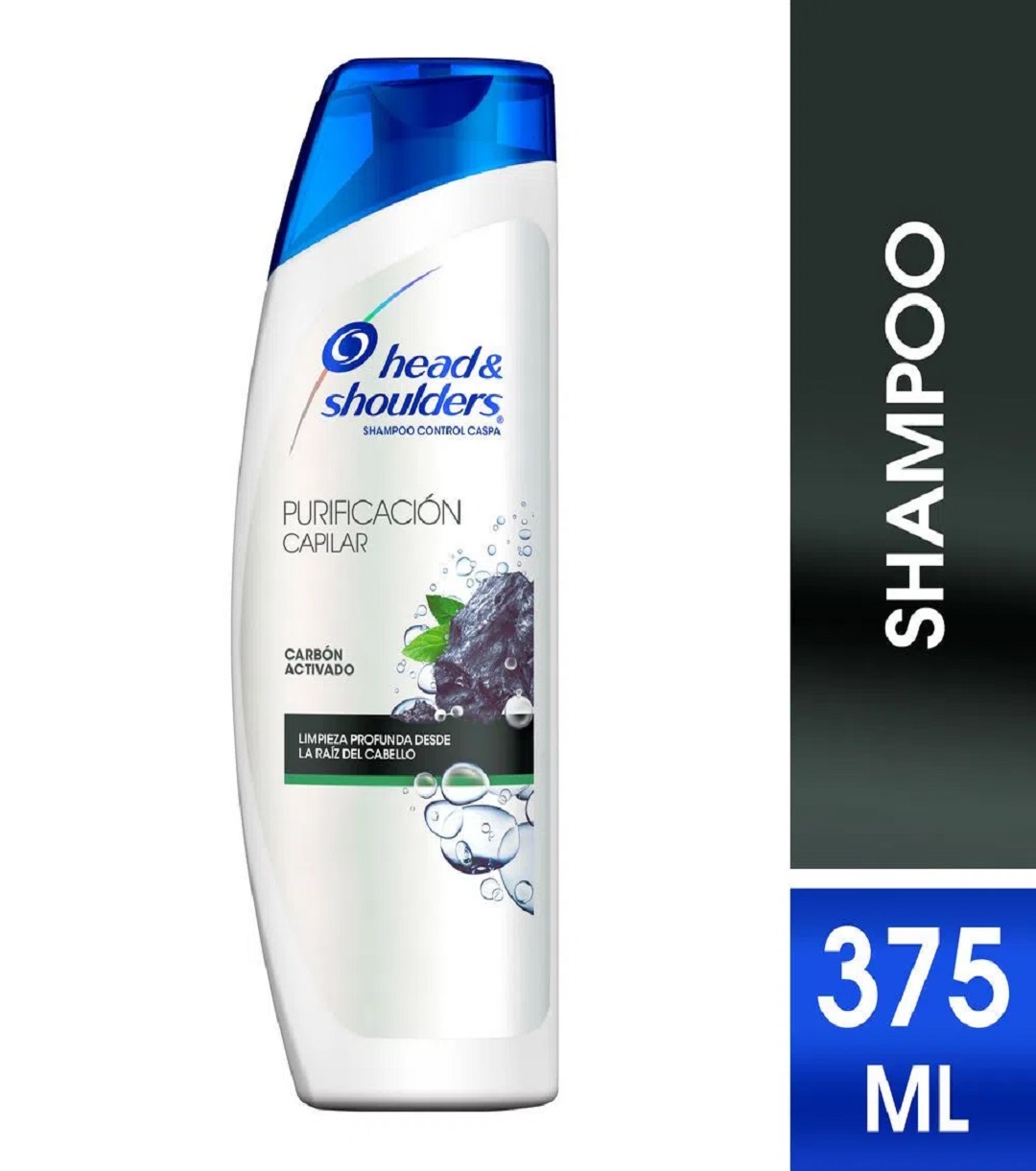 Shampoo Head and Shoulders anticaspa Carbón 375ml