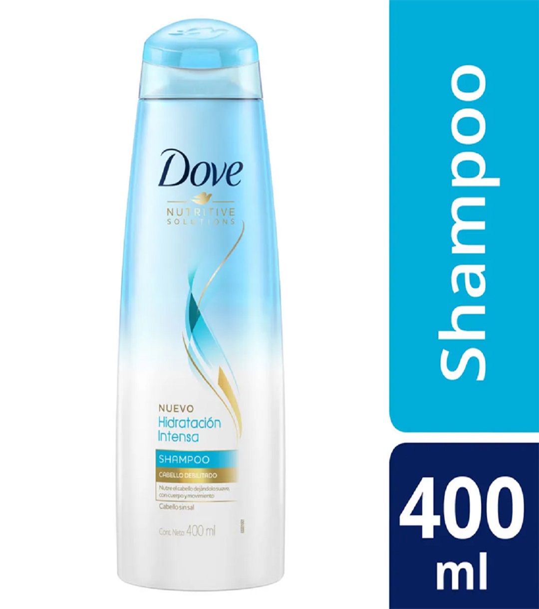 Shampoo Dove Hidratación Intensa 400ml