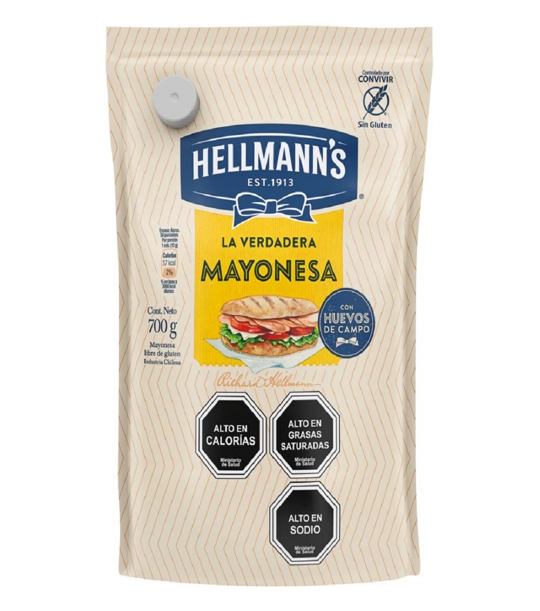 Mayonesa Hellmann’s  doypack 700 grs
