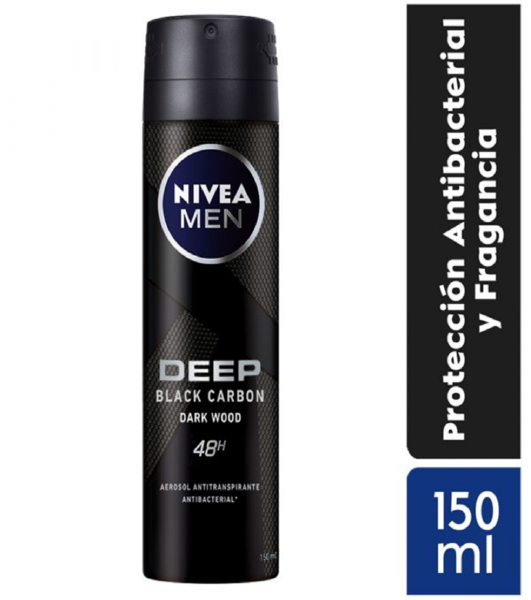 Desodorante NIVEA DARK Wood Deep Spray Para Hombre X150ml