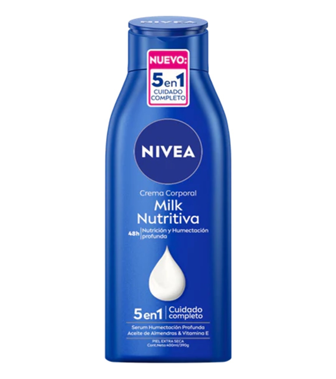 Crema Corporal Nivea Milk Nutritiva 400ml