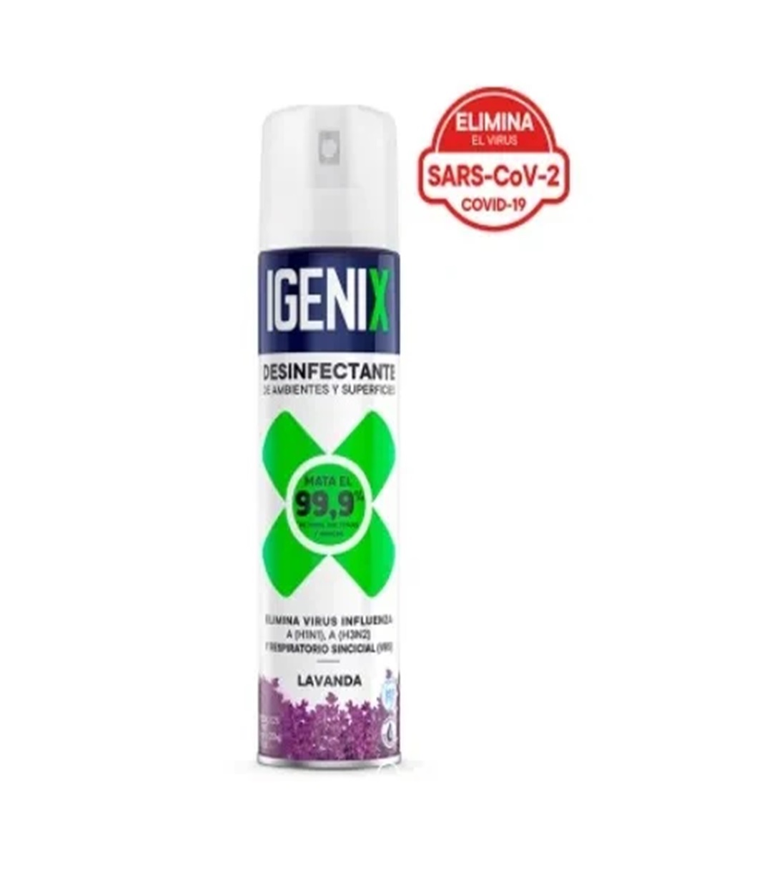 Desinfectante Ambiental Spray Igenix Lavanda 360ml