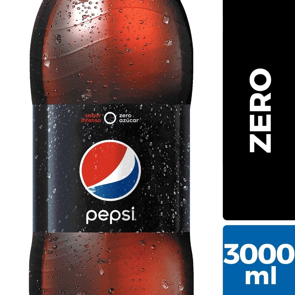Bebida Pepsi Zero desechable 3 L