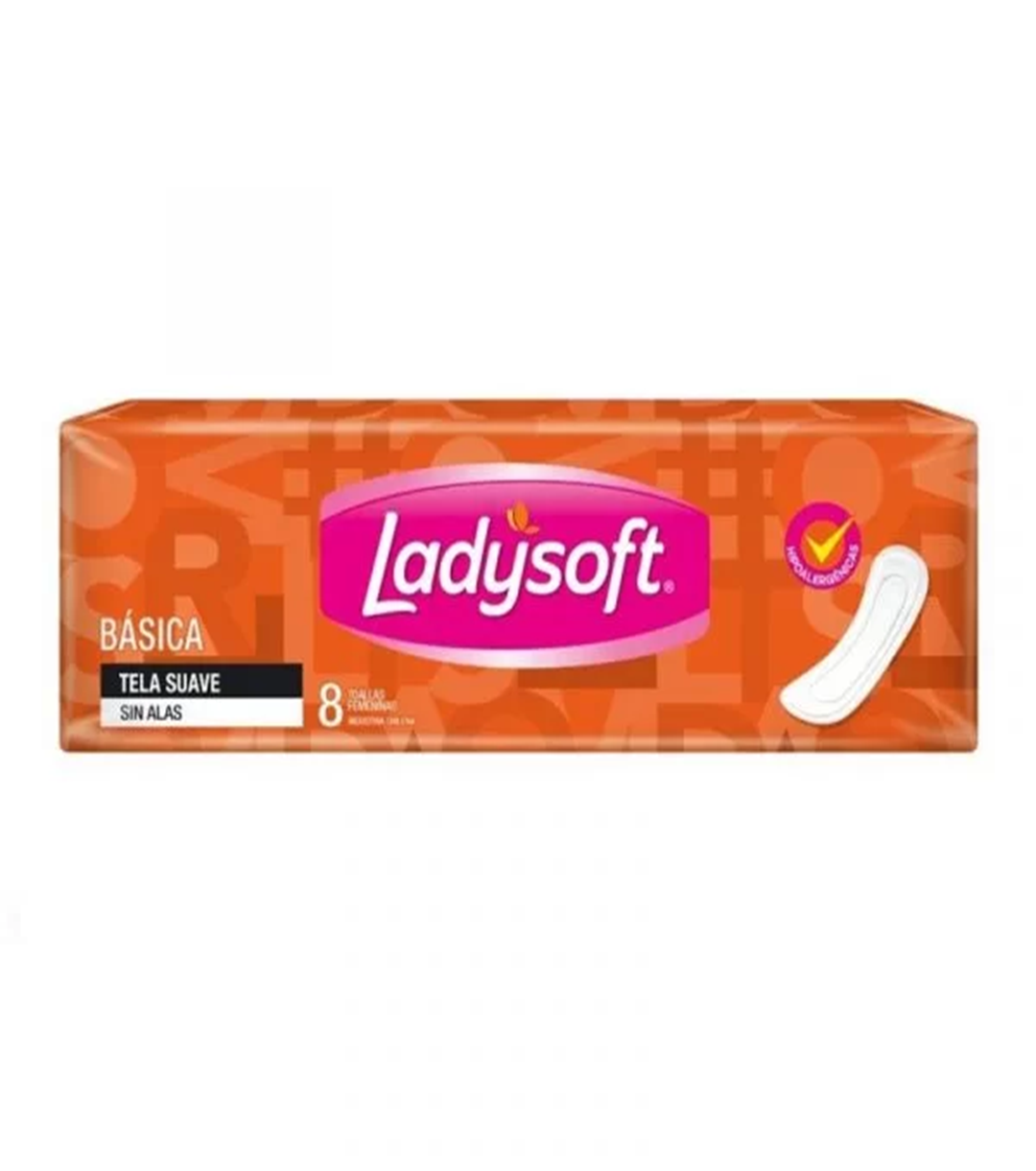 Toalla higiénica Ladysoft Básica Plana